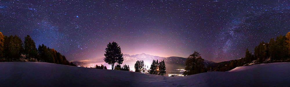 Sternenhimmel über Osttirol – 360° Panorama